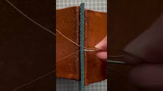 The Art of Hand Stitching Leather - How To #leathercraft #handmade