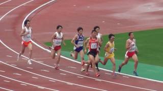 2016中国四国インカレ・男子800m準決勝1組