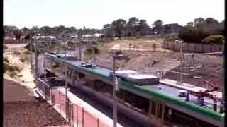 Perth's New Metrorail - First Train on the Mandurah Rail Line (Testing Stations)