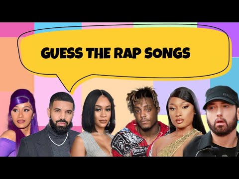 Guess The RAP SONGS By The Lyrics Quiz | Rap Music Trivia | Rap Artists ...