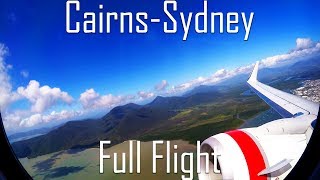 FULL FLIGHT | Cairns to Sydney | B737-800 | Virgin Australia | VA1418