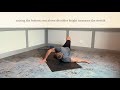 prone chest stretch