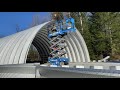 durospan quonset hut arch assembly with just two people