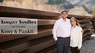 🔴 LIVE -  Keny \u0026 Pankti # Sangeet Sandhya #  17.12.2024