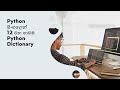 Python Tutorial - 12 | Python Dictionary | Python Collections | Black Tiger | Sinhala
