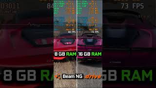 8GB vs 16GB RAM - BeamNG.drive