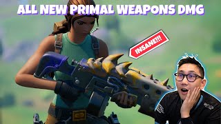 All new primal weapons + DMG in the new Fortnite Season 6 Update