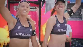 WOMEN'S BEACH VOLLEYBALL IS BEAUTIFUL TO WATCH