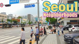 Seoul, Korea - Walking Tour of Neighborhood - 4K - Dunchon 2-dong [Gangdong-gu 3] 1(3)-17