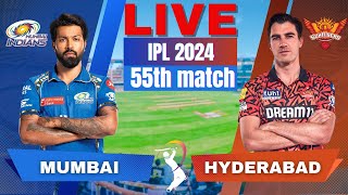 IPL Live: Mumbai vs Hyderabad, Match 55 | IPL Live Score & Commentary | MI Vs SRH IPL Live #ipl