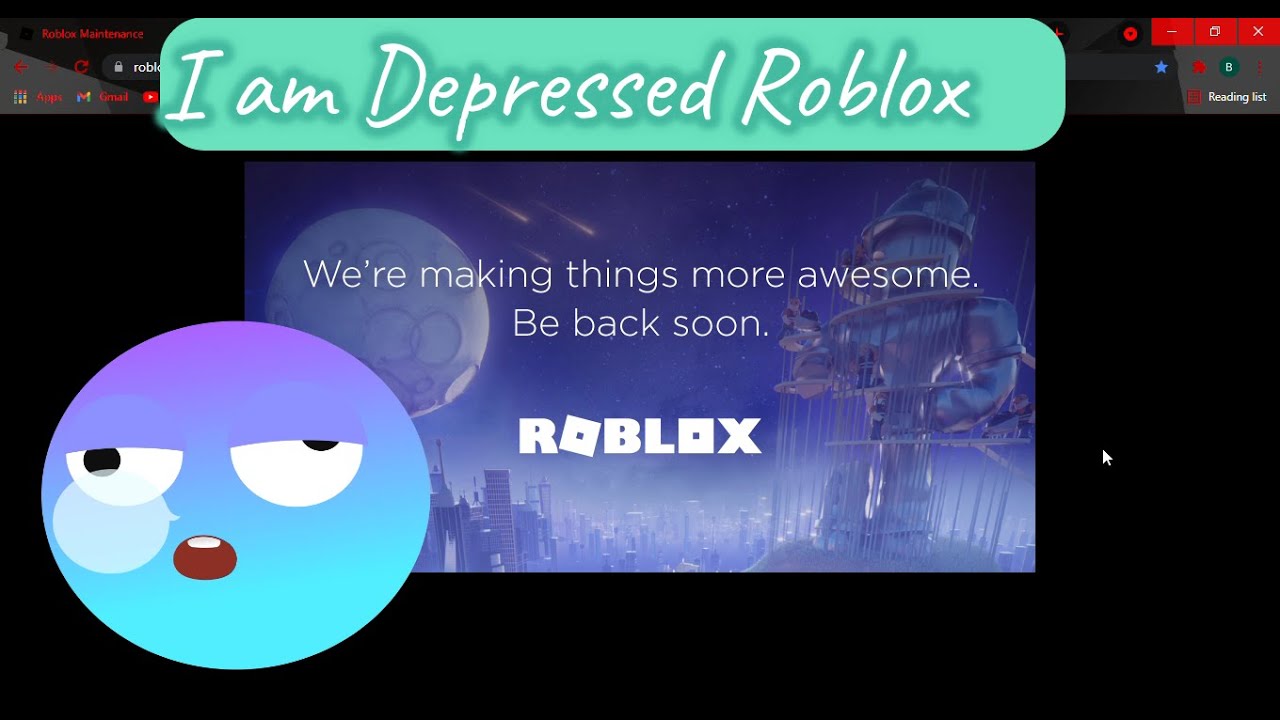 Roblox Is Still Down Im Depressed Youtube