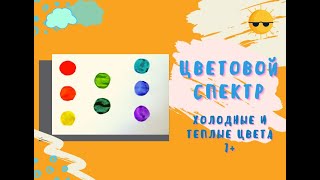 Цветовой спектр| холодные и теплые цвета | Яркие краски лета 3 урок 7+