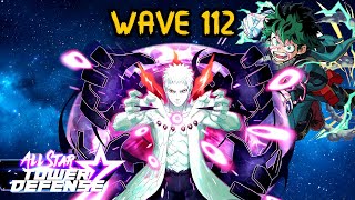 WAVE 112 INFINITE MODE + 10 TRILHÕES DE DMG "SQUAD" no ALL STAR TOWER DEFENSE