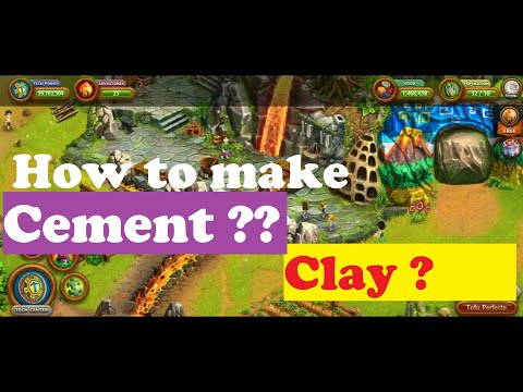 How to make Cement : Virtual Villagers Origins 2 VV2