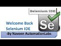 Let's welcome new Selenium IDE || Record and Play Tool