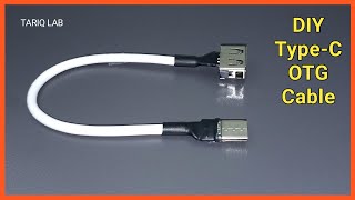 How to make a type c otg cable at home