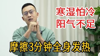 气血不足寒湿怕冷？摩擦掌心3分钟，全身发热气血畅通【人体百科David伟】