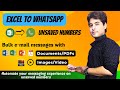 Send Message with attachments from Excel to Whatsapp Unsaved numbers | VBA code