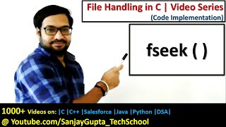 How to use fseek( ) function in file handling in c programming | by Sanjay Gupta