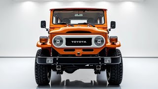 New 2026 Toyota land cruiser FJ40 Orange Color Variant Review