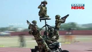 BSF's 57th Raising Day Celebrations: Dare-Devil Stunts By All Woman Team