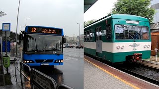 2021. 07. 19. SMC-223 (Volvo 7000A) a 32-es buszvonalon + két MXA HÉV-szerelvény az Örs vezér terén