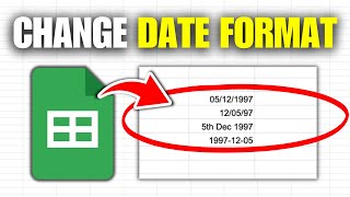 How To Change Date Format In Google Sheets