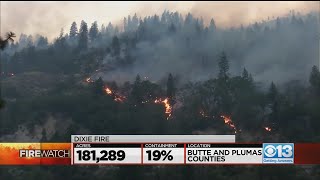 Dixie Fire Now Largest In State