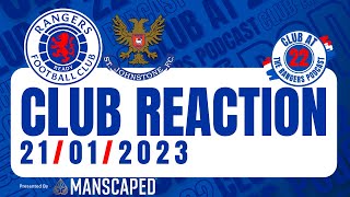 St Johnstone 0-1 Rangers - Club Reaction