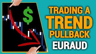 +88 Pips on EURAUD Trading a Trend Pullback