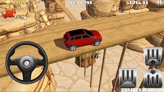 Mountain Climb 4x4: Impossible Stunts RED SUV Unlocked Levels 93 to 94 - Android GamePlay