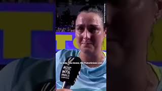 Ons Jabeur Heartfelt Gesture to Humanity | #viral WTA Finals