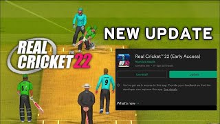 Real Cricket 22 New update: Career mode, Women Cricket