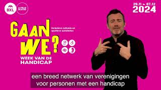 Week van de Handicap