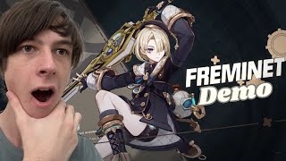 I react to Character Demo - "Freminet: Silence of the Depths" | Genshin Impact