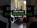 Start With Subtractive EQ First