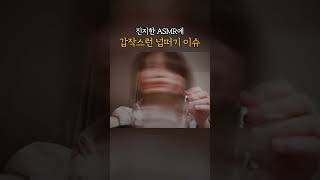 진지한 ASMR에 갑작스런 넙떠기 이슈