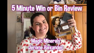 Magic Minerals by Jerome Alexander: Five Minute Win or Bin it Review