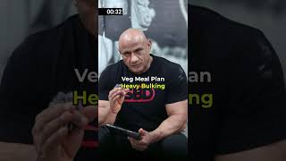 Veg meal plan for Heavy Bulking | Mukesh Gahlot #youtubevideo