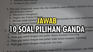 10 Soal Pilihan Ganda