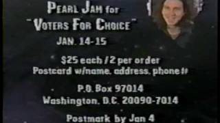 Pearl Jam - Ticket Announcement (Washington, 1995)