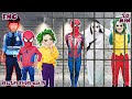 KID SPIDER MAN & JOKER rescue Dad || TEAM SPIDER-MAN vs BAD GUY JOKER || LIVE ACTION + MORE