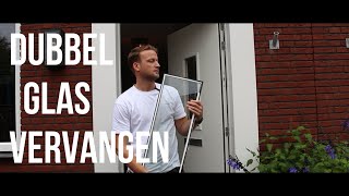 Zelf dubbel glas vervangen