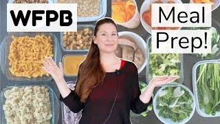 Let's MEAL PREP Our Weekly Staples! 🌱 Batch Cooking WFPB & HEALTHY Vegan Food for Weight Loss!