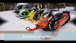 Snowmobiling in Northeastern Minnesota. Feb11th-15th 2018