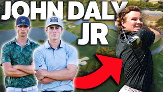 We Challenged John Daly Jr & His Teammate To An 18 Hole Match