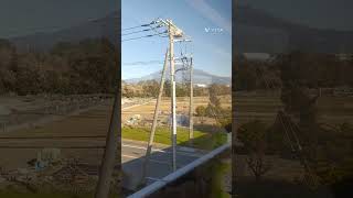 ふじかわ号から見た富士山