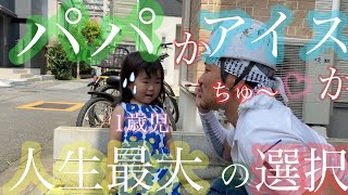 ほっこり動画🌟1歳児 人生最大の選択に迫られる！！！