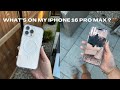 WHAT’S ON MY IPHONE 16 PRO MAX? 🤎 *desert titanium*