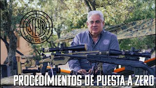 Procedimientos previos para la Puesta a Zero de un fusil de precisión.